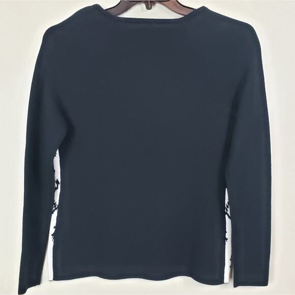 J Mclaughlin JNWT Ikat print Boxy Sweater Medium - Picture 3 of 8